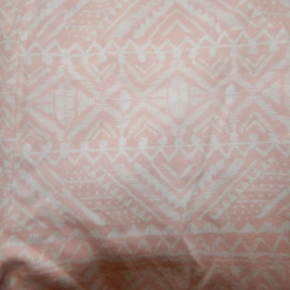 The Children's Place girls medium 7/8 pink white tribal print leggings stretch